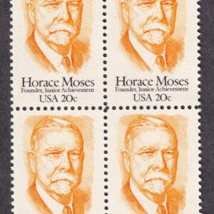 Scott #2095 Horace Moses Block of 4 Stamps - MNH