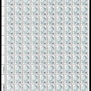Scott #2193 Bernard Revel Sheet of 100 Stamps - MNH P#1 UL