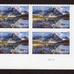 Scott #6052 Colorado Rocky Mountains Plate Block of 4 Forever Stamps - MNH
