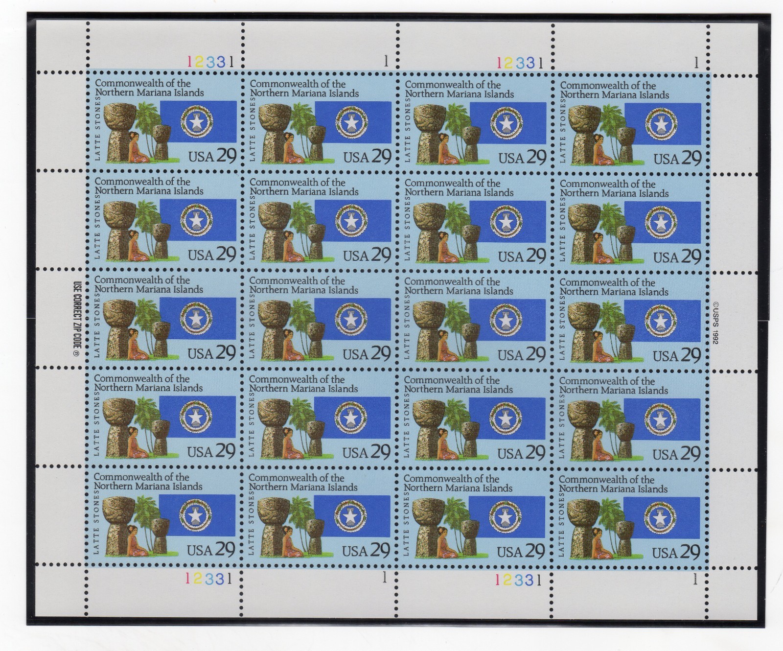 Scott #2804 Mariana Islands Sheet of 20 Stamps - MNH in mount