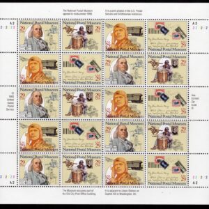 Scott #2782a (2779) National Postal Museum Sheet of 20 Stamps MNH P#A2-222222