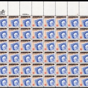 Scott #2145 Ameripex '86 Full Sheet of 50 Stamps - MNH P#1010-5 UR