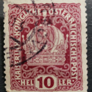 Stamp Europe Austria Crown 1916-1918 sc#148 A37 10h