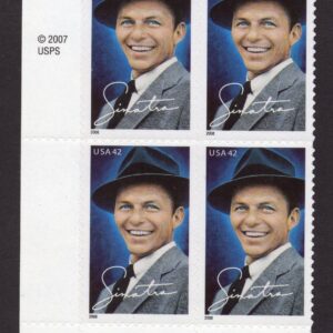 Scott #4265 FRANK SINATRA (New York) Plate Block of 4 Stamps - MNH LL