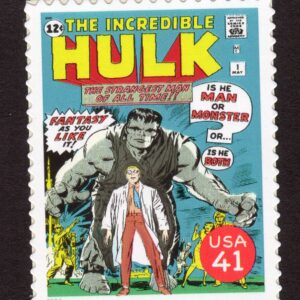 Scott #4159l Incredible Hulk Comic Book Single Stamp - MNH