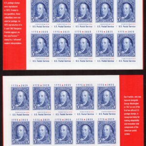 Scott #6023 Franklin American Experience Block of 10 Forever Stamps MNH L & R