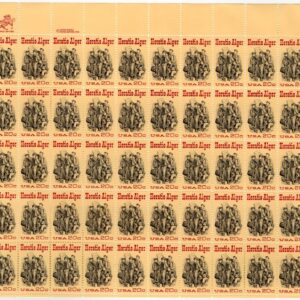 Scott #2010 Horatio Alger Plate Sheet of 50 Stamps - MNH P#1 UR