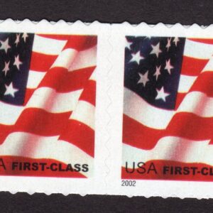 Scott #3625 Waving Flag Pair of Booklet Stamps - MNH