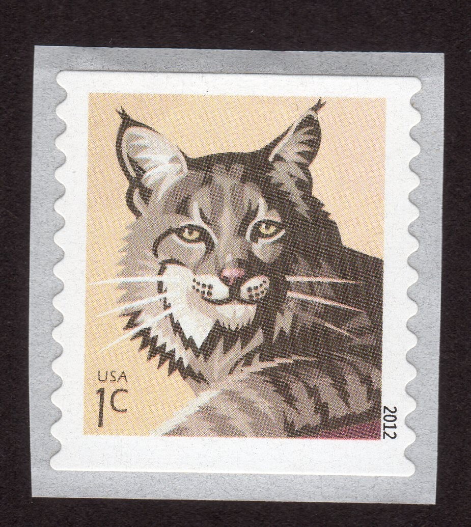 Scott #4672 2012 Bobcat Single Coil Stamp - MNH