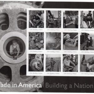Scott #4801 Building a Nation Sheet of 12 Forever Stamps - MNH Man in Gear