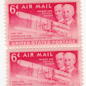 Scott #c45 Wilbur & Orville Wright Airmail Block of 4 Stamps - MNH