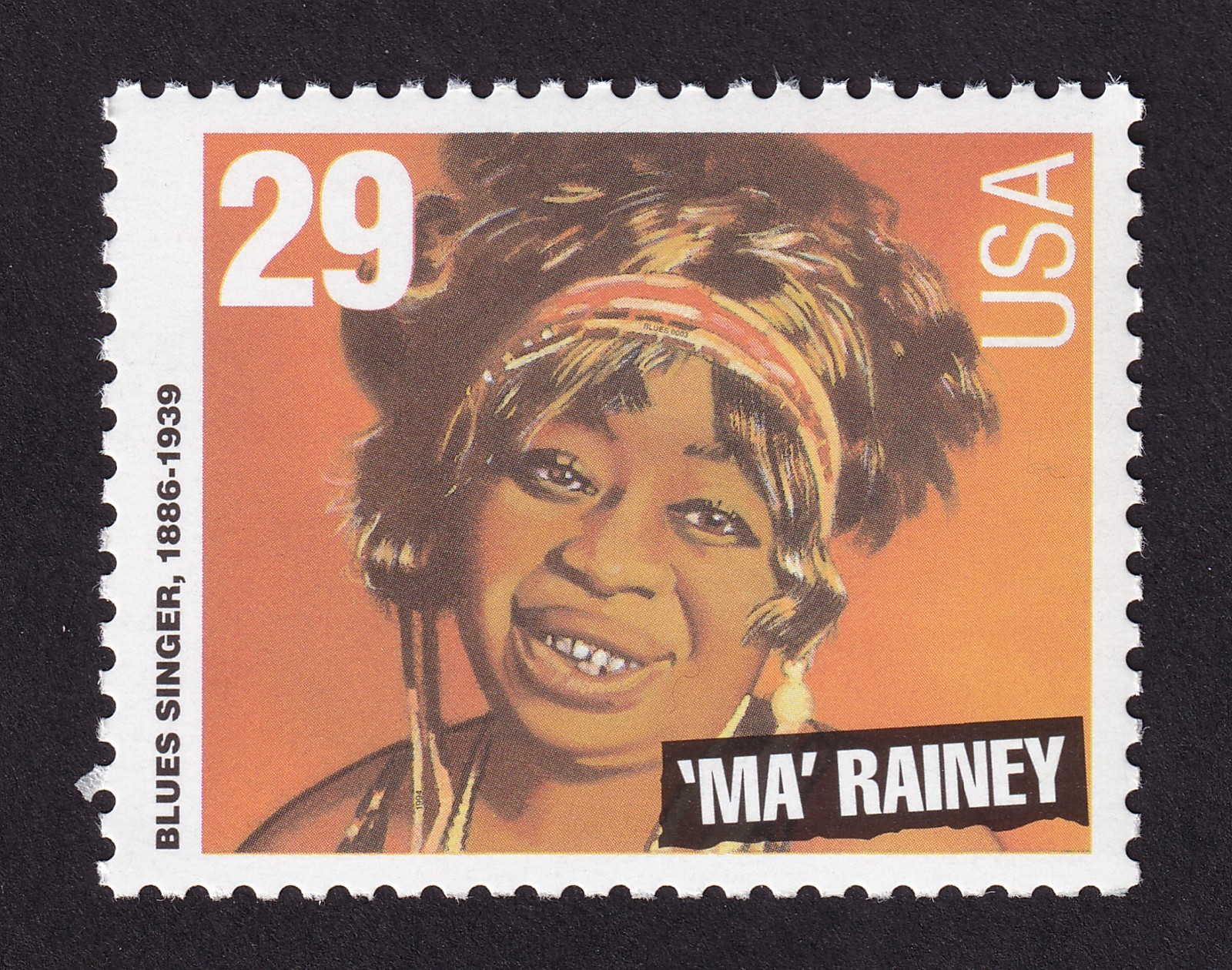 Scott #2859 Ma Rainey Blues Singer Single Stamp - MNH