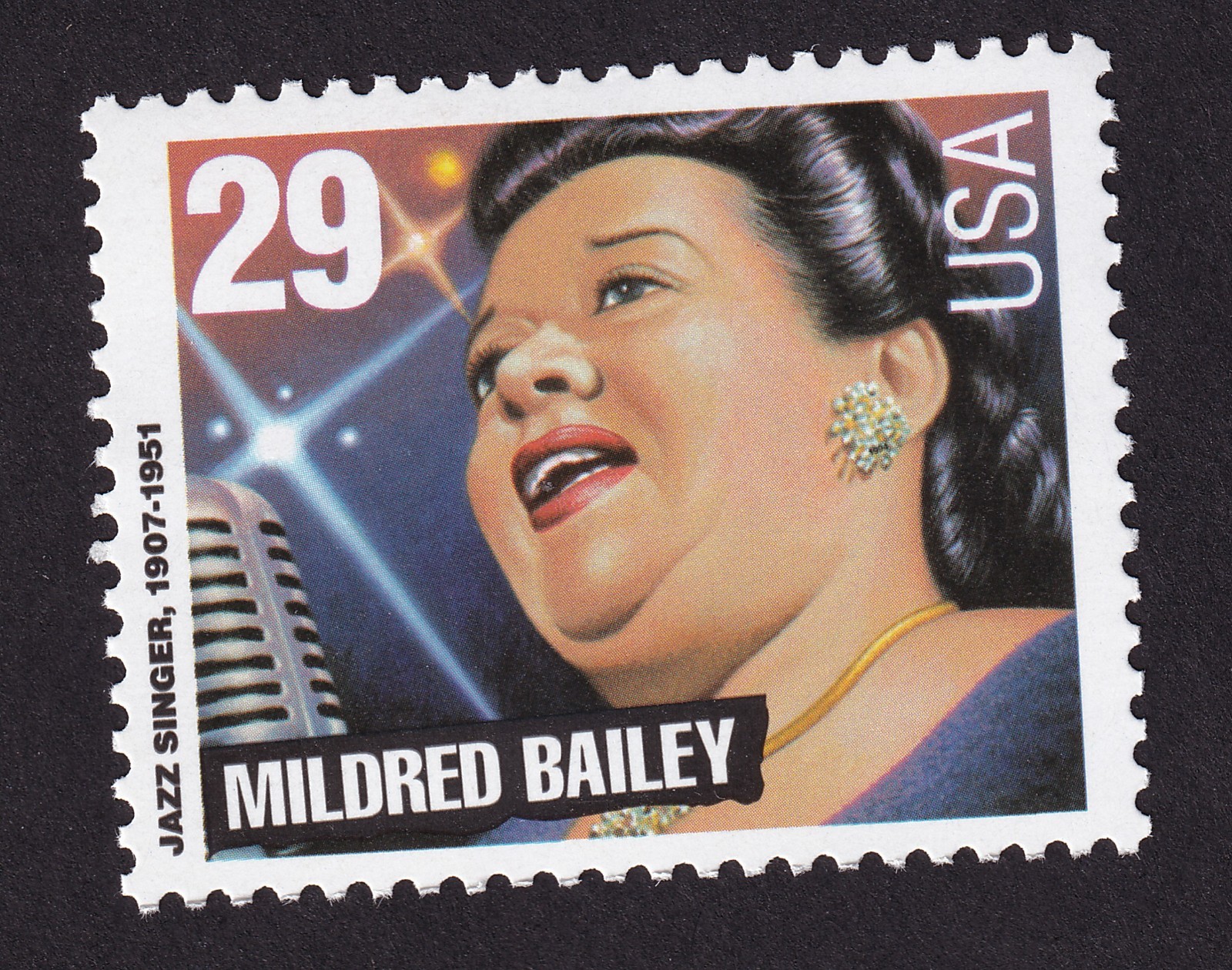 Scott #2860 Mildred Bailey Blues Singer Single Stamp - MNH