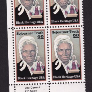 Scott #2203 Sojourner Truth (Black Heritage) Zip Block of 4 Stamps - MNH