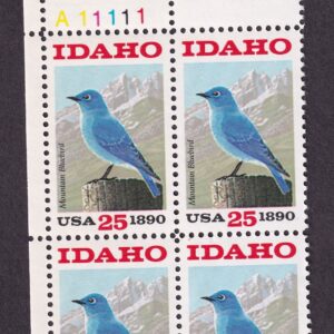 Scott #2439 Idaho Plate Block of 4 Stamps - MNH UL