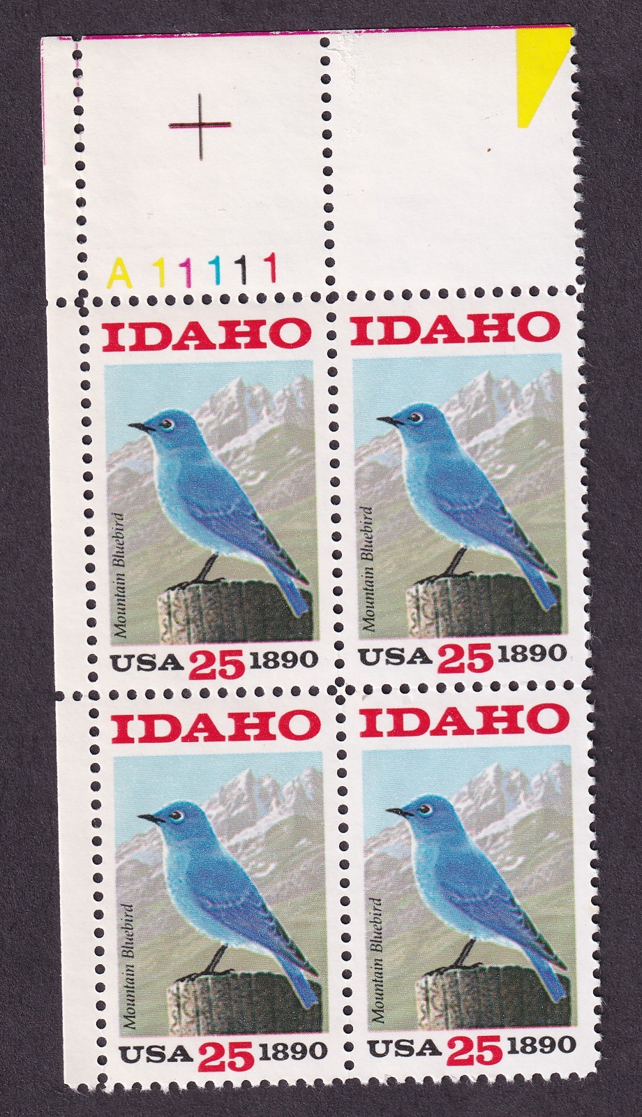 Scott #2439 Idaho Plate Block of 4 Stamps - MNH UL