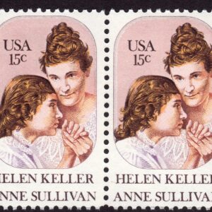 Scott #1824 Helen Keller Anne Sullivan Pair of Stamps - MNH