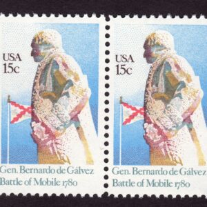Scott #1826 Gen Bernardo de Galvez Mobile Pair of Stamps - MNH