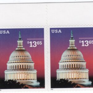 Scott #3648 $13.65 Capitol Dome at Dusk Pair of Stamps - MNH
