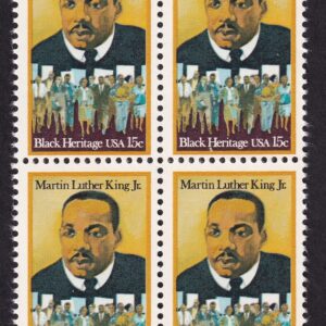 Scott #1771 Martin Luther King, Jr Block of 4 Stamps - MNH