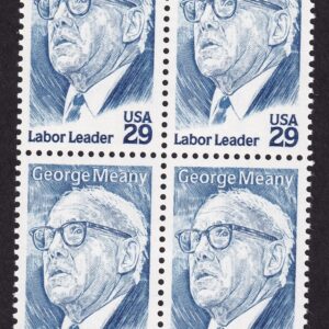 Scott #2848 George Meany Block of 4 Stamps - MNH