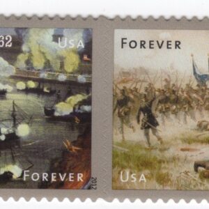 Scott #4665a (4664) 1862 Civil War Pair of Forever Stamps - MNH
