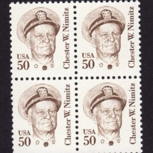 Scott #1869a Chester W. Nimitz Block of 4 Stamps - MNH