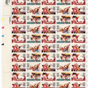 Scott #c112a Summer Olympics Airmail Sheet of 50 Stamps - MNH LL