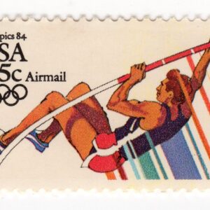 Scott #c112 Pole Vaulting Olympics Single Airmail Stamp - MNH