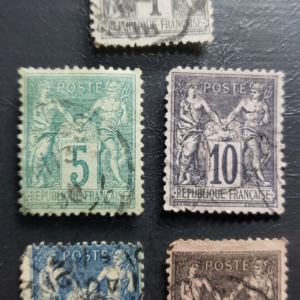 Stamp Europe France Peace & Commerce 1876-1878 A15