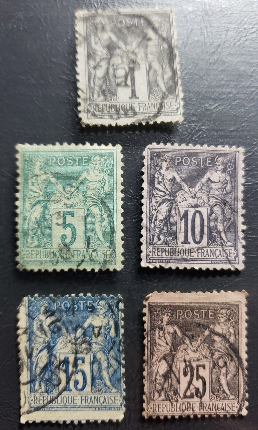 Stamp Europe France Peace & Commerce 1876-1878 A15