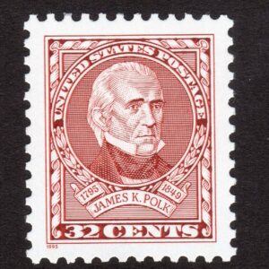 Scott #2587 James K. Polk Single Stamp - MNH