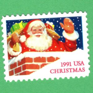 Scott #2579 Santa in Chimney Single Stamp - MNH (from sheet)