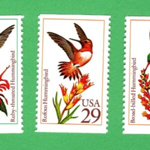 Scott #2646a Hummingbirds Set of 5 Stamps - MNH