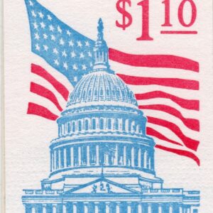 Scott #BK144 (2116a) Flag over Capitol Vending Machine Booklet of 5 Stamps - MNH