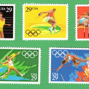 Scott #2557a (2553-57) Summer Olympics Set of 5 Stamps - MNH