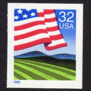 Scott #2919 Flag over Field (Farm) Booklet Single Stamp - MNH