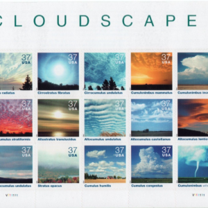Scott #3878 Cloudscapes Sheet of 15 Stamps - MNH