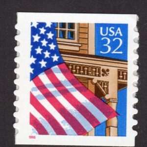 Scott #2915A Flag over Porch Single Stamp - MNH 10x10 PV/VP