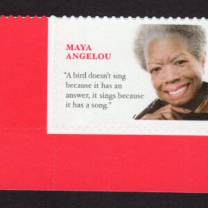 Scott #4979 Maya Angelou Corner Single Stamp - MNH LL