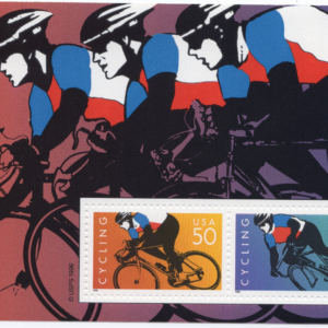 Scott #3119 Cycling Sheet of 2 Stamps - MNH