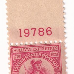 Scott #657 Sullivan Expedition Plate # Single Stamp - MNH P#19786