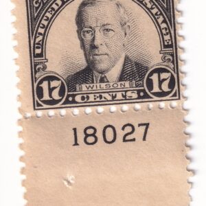 Scott #623 Woodrow Wilson Plate # Single Stamp - MNH P#18027