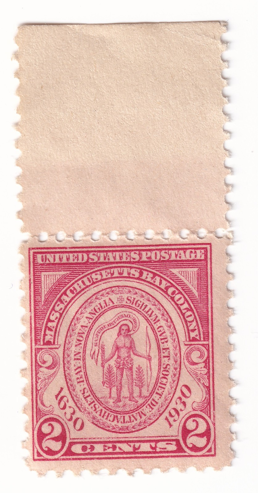 Scott #682 Massachusetts Bay Colony Seal Single Stamp - MNH #2