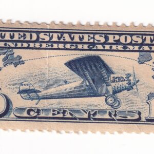 Scott #c10 Map & Planes Lindbergh Single Stamp - MNH