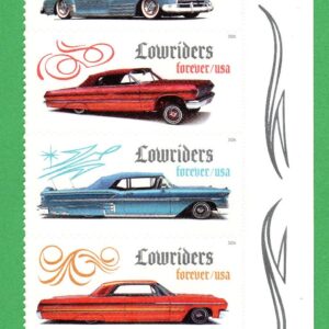 Scott #6066 (6062) Lowriders Plate Strip of 5 Forever Stamps - MNH LR