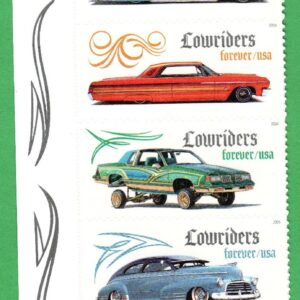 Scott #6066 (6062) Lowriders Plate Strip of 5 Forever Stamps - MNH LL