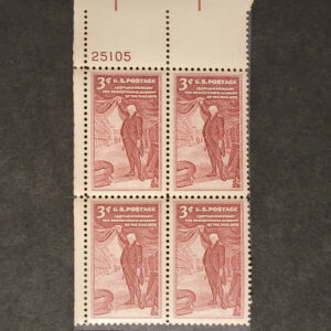 Scott #1064 Pennsylvania Academy of Arts Plate Block of 4 Stamps - MNH