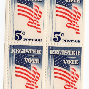 Scott #1249 Register to Vote 5¢ Block of 4 Stamps - MNH