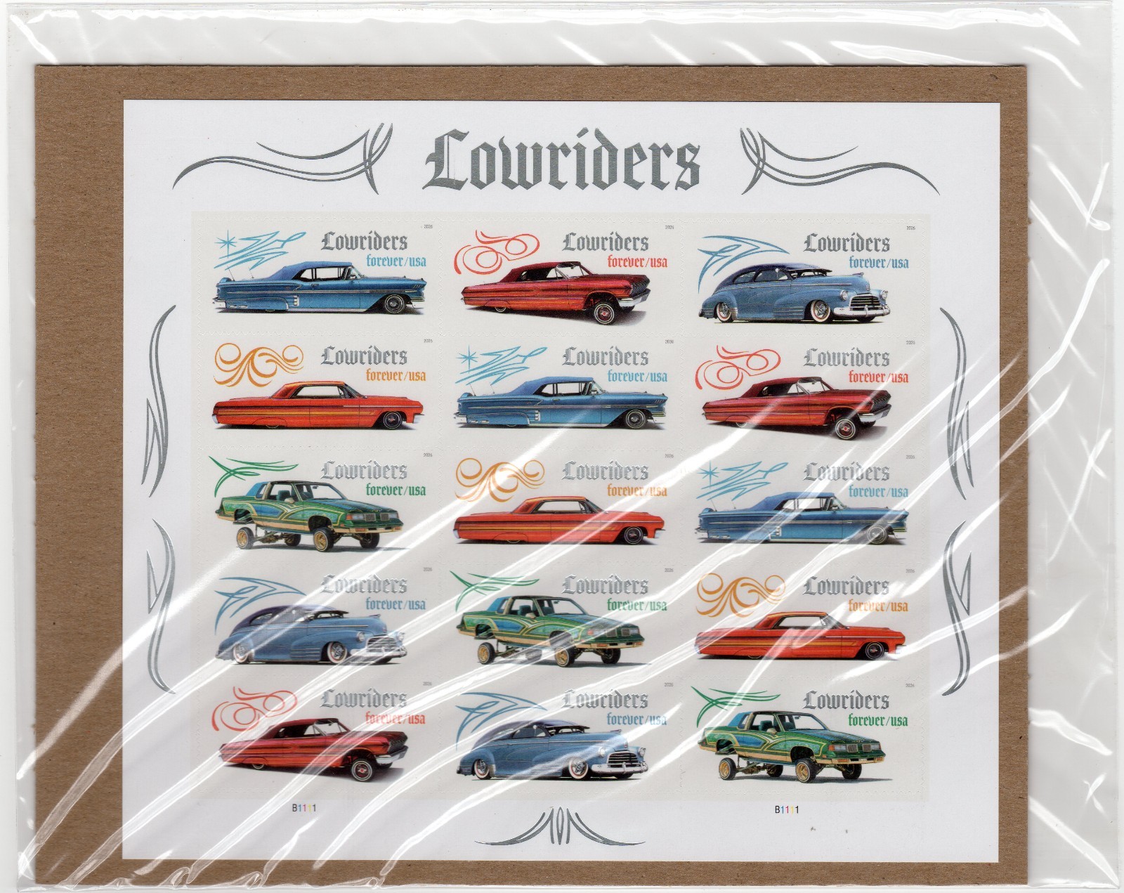 Scott #6066 (6062) Lowriders Sheet of 15 Forever Stamps - Sealed